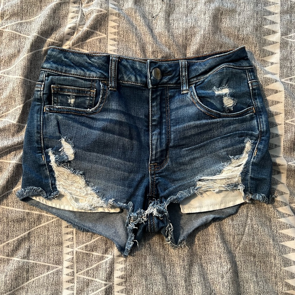American Eagle (AE) high rise shortie shorts